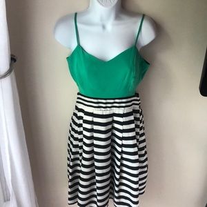 Boutique Green & Stripped Sundress